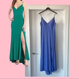 Chic Lilac Dress with Slit